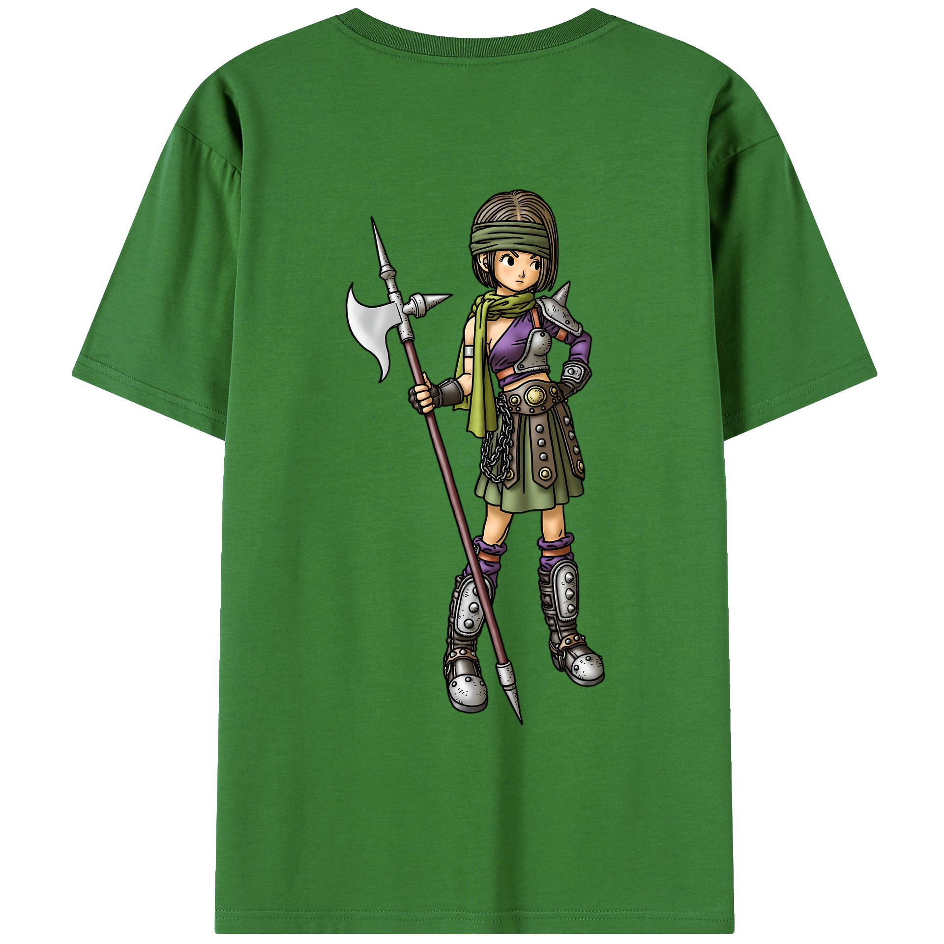 （画像用） ドラゴンクエスト Doragon Kuesuto Dragon Quest レディース半袖Tシャツ(バックプリント)